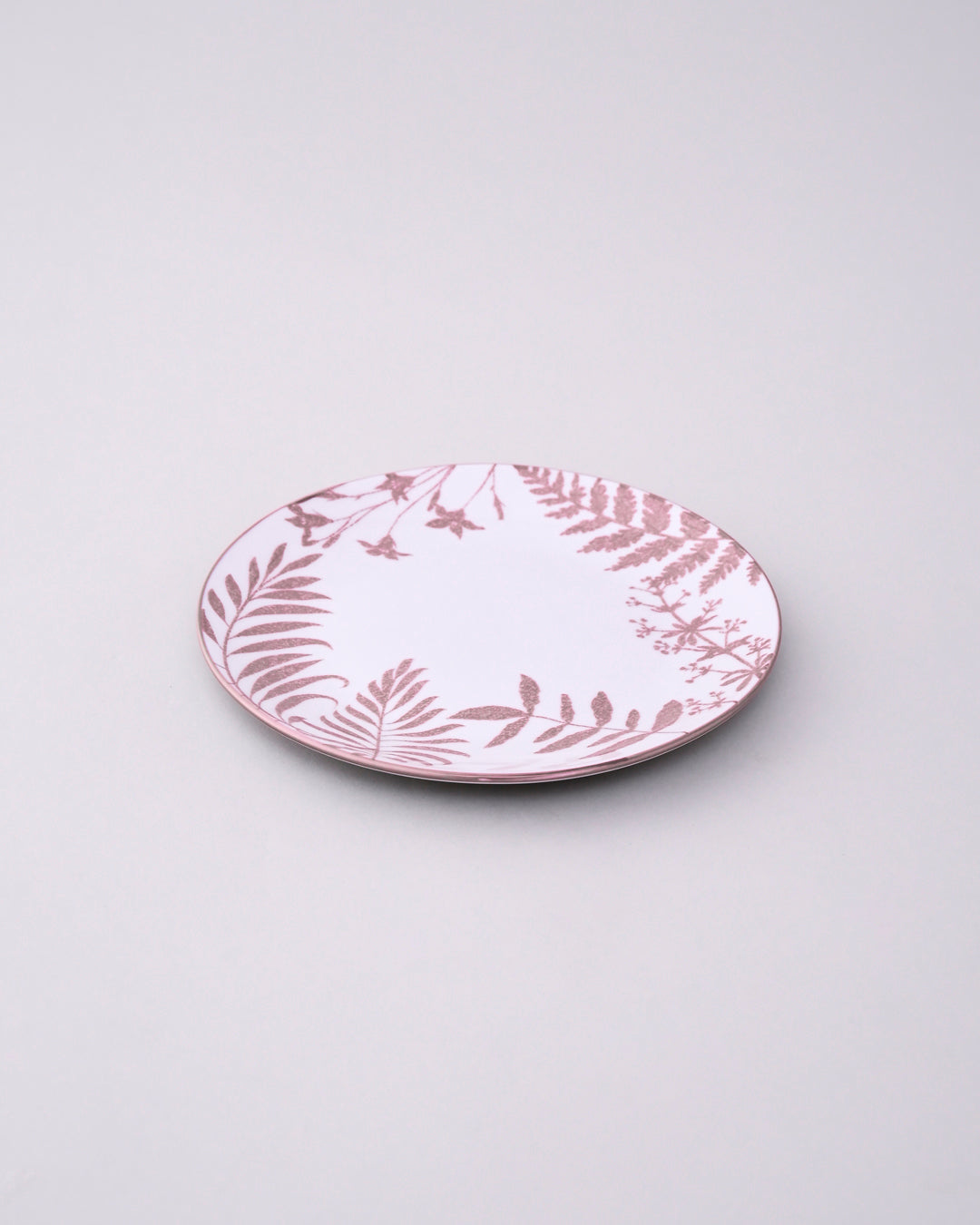 Pink Fern Serenity Dinner Set - Set of 16
