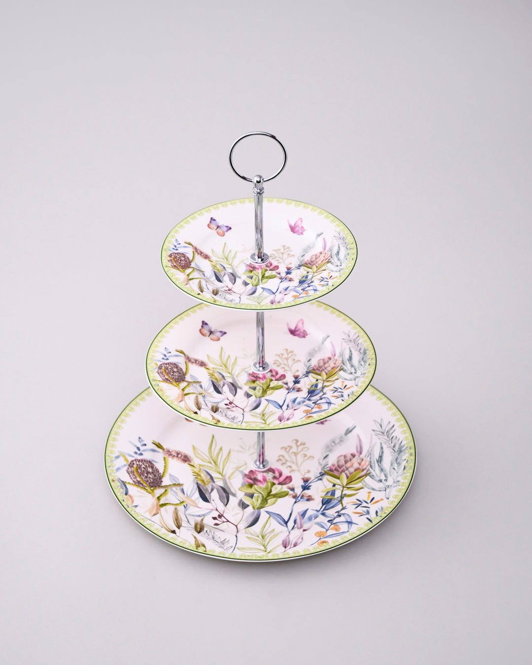 Botanical Butterfly Bliss 3-Tier Cake Stand