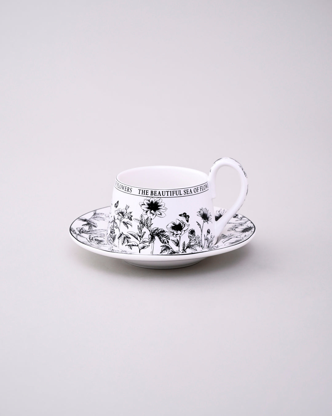 Wild Elegance Leopard Tea Cup With Saucer - Set Of 2