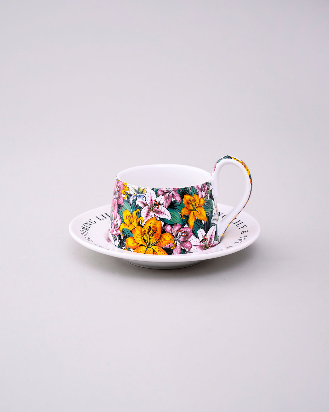 Sunrise Blossom Tea Cup With Saucer