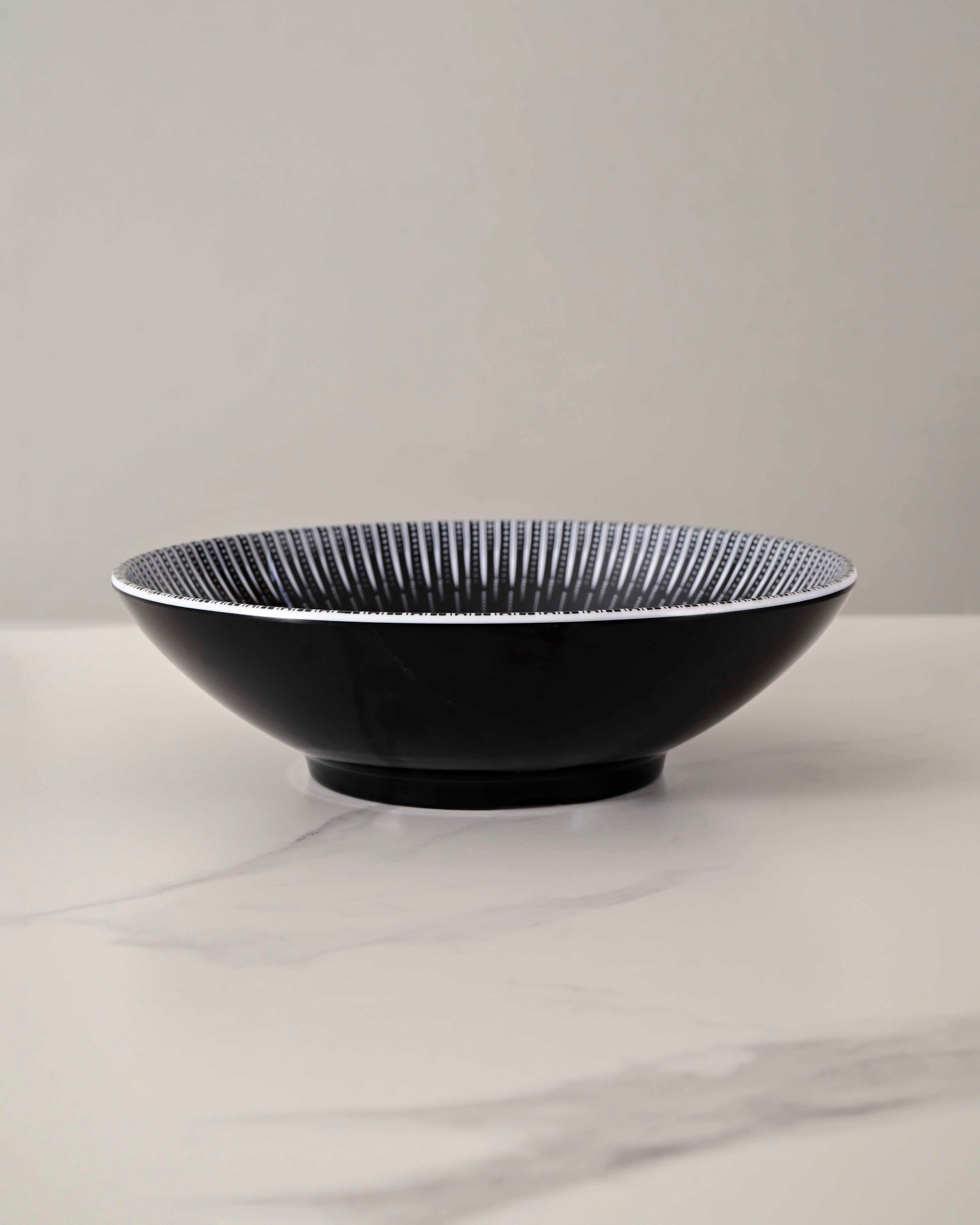 Diplomat Melamine Serving Bowl - Black