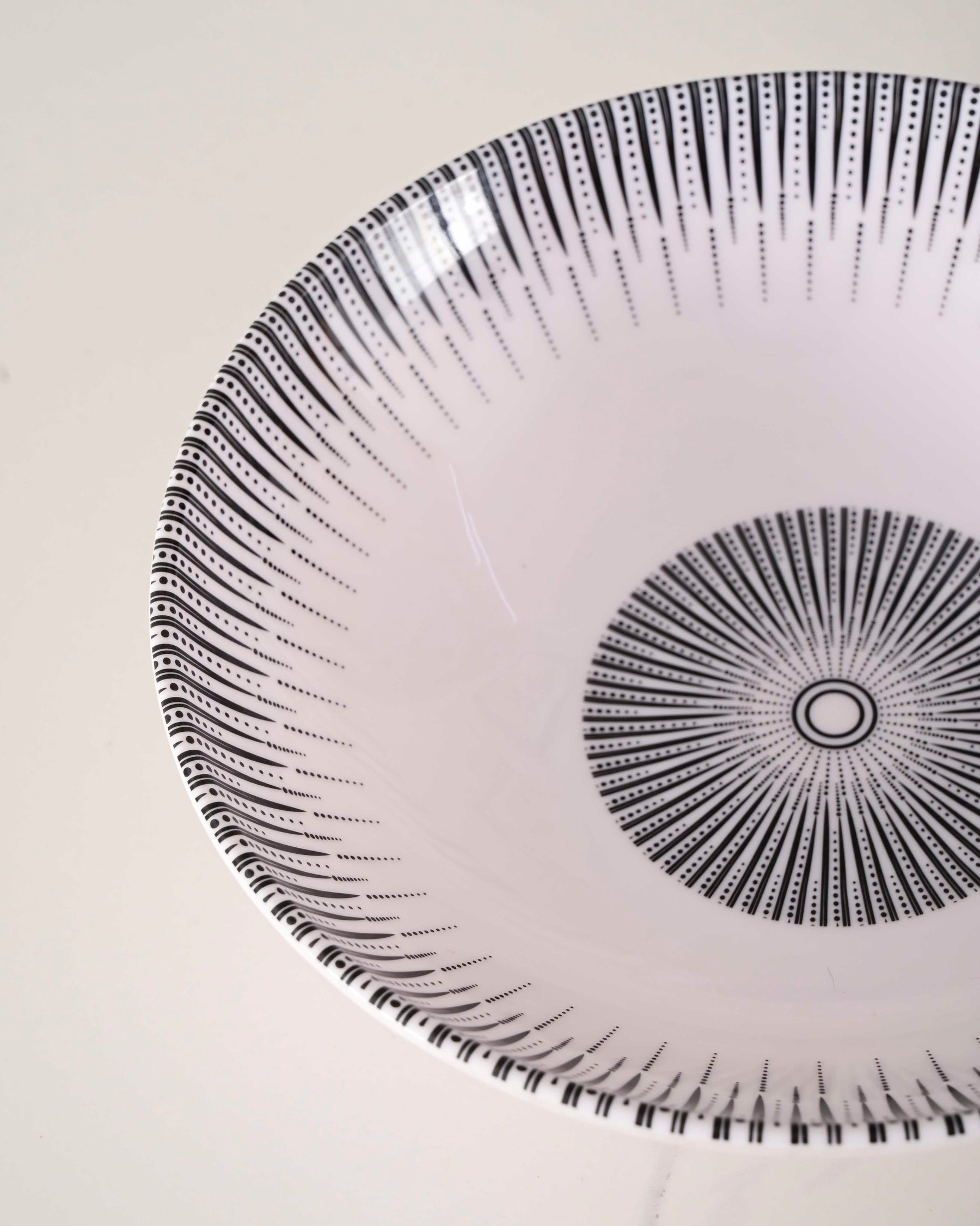 Elyssi Melamine Serving Bowl - White