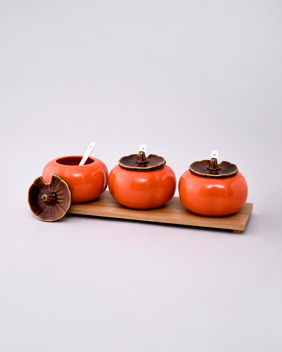 Farmhouse Pumpkin Kitchen Canister - Set Of 3