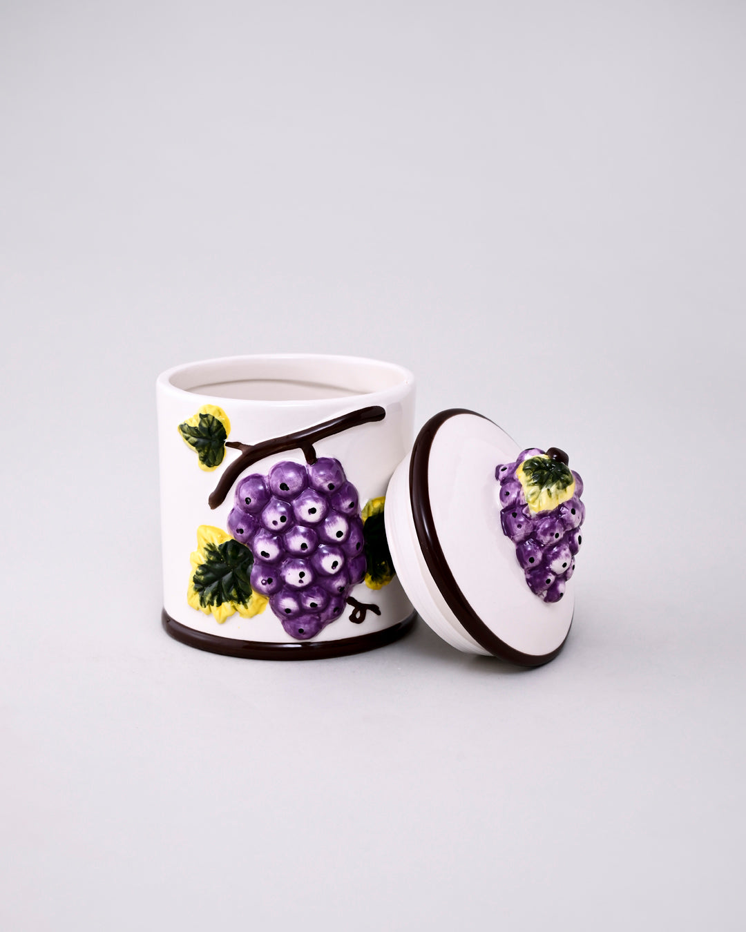 Graceful Grapes Kitchen Canister