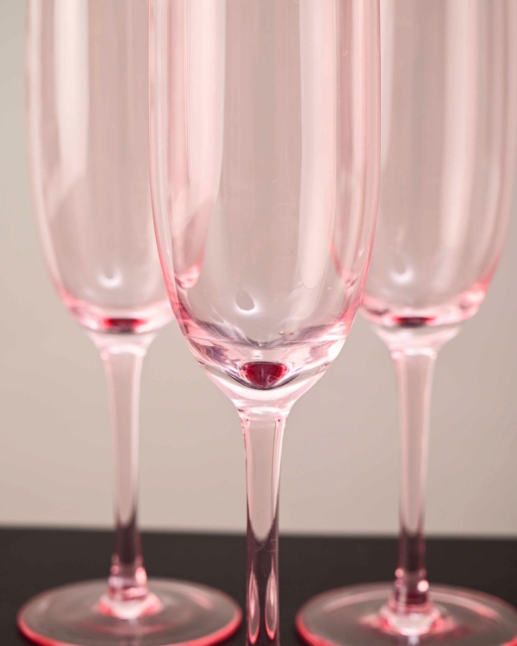 Sparkling Champagne Flute - Pink - Set Of 6