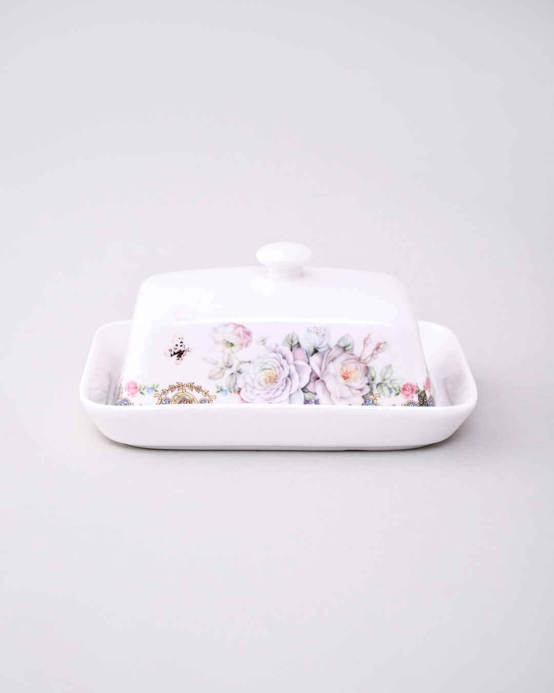 Butterfly Blossom Butter Dish