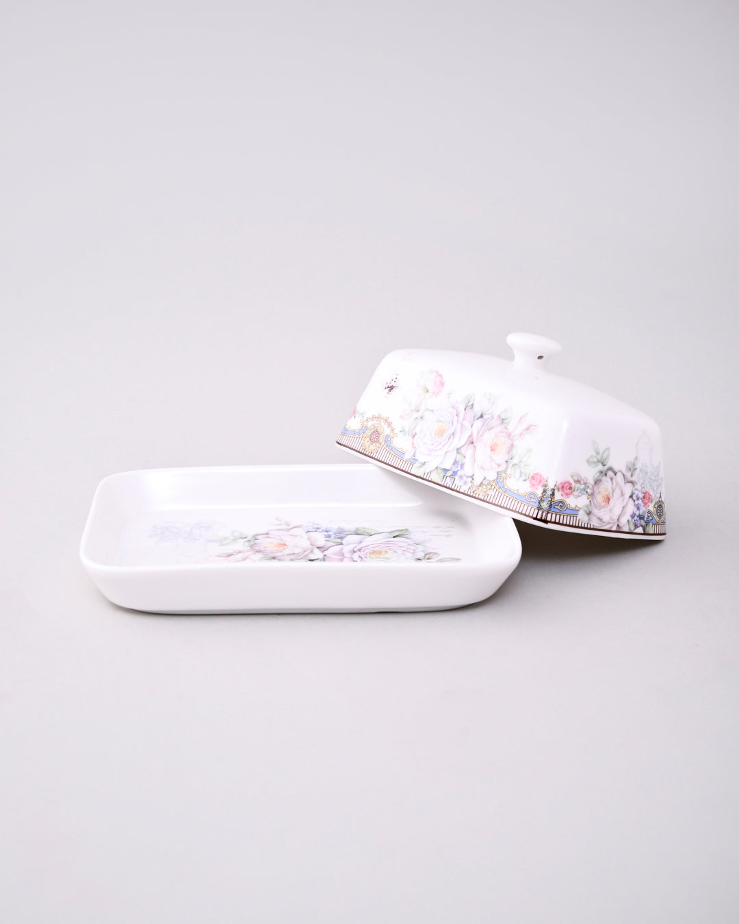 Butterfly Blossom Butter Dish