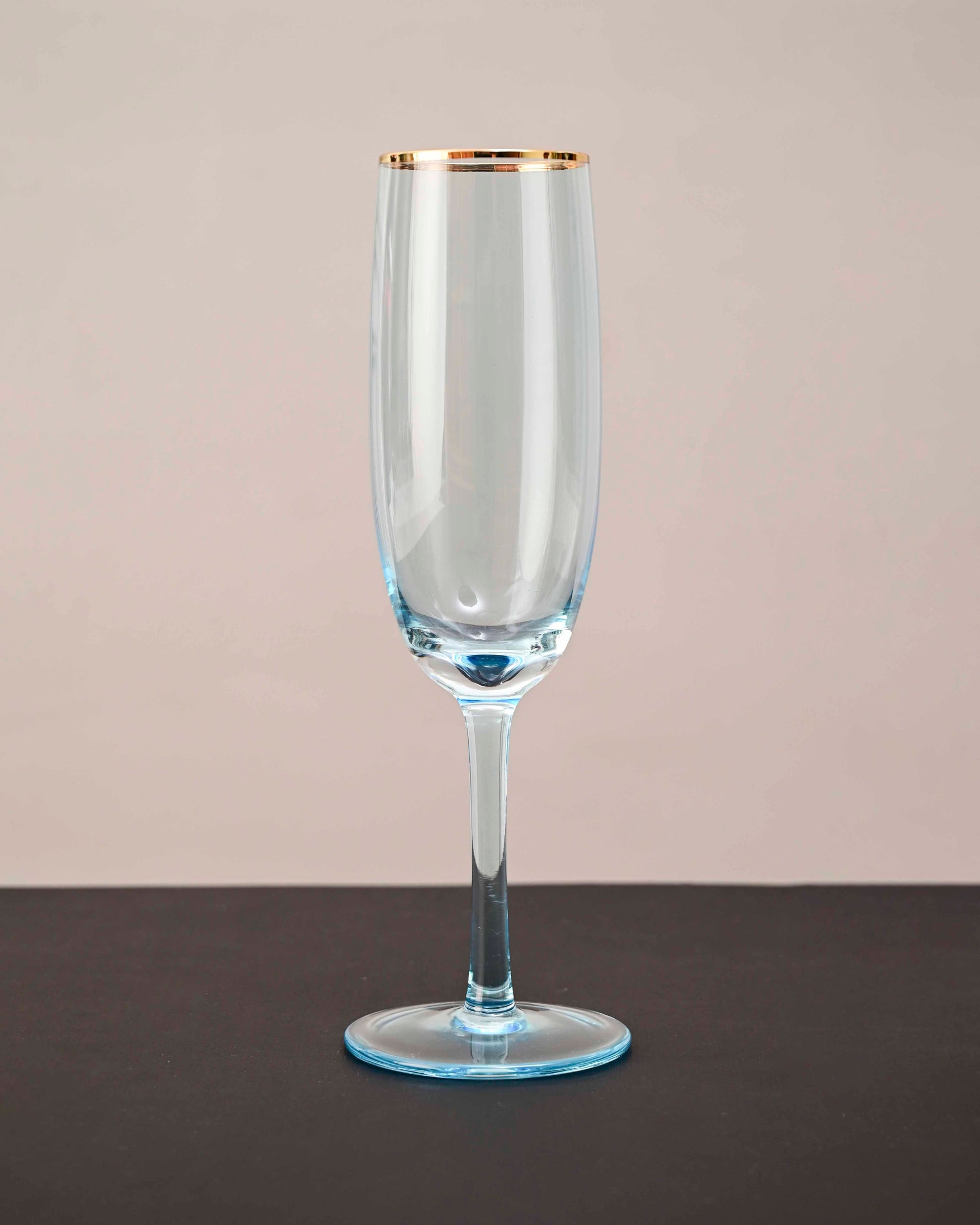 Sparkling Champagne Flute - Sky Blue - Set Of 6