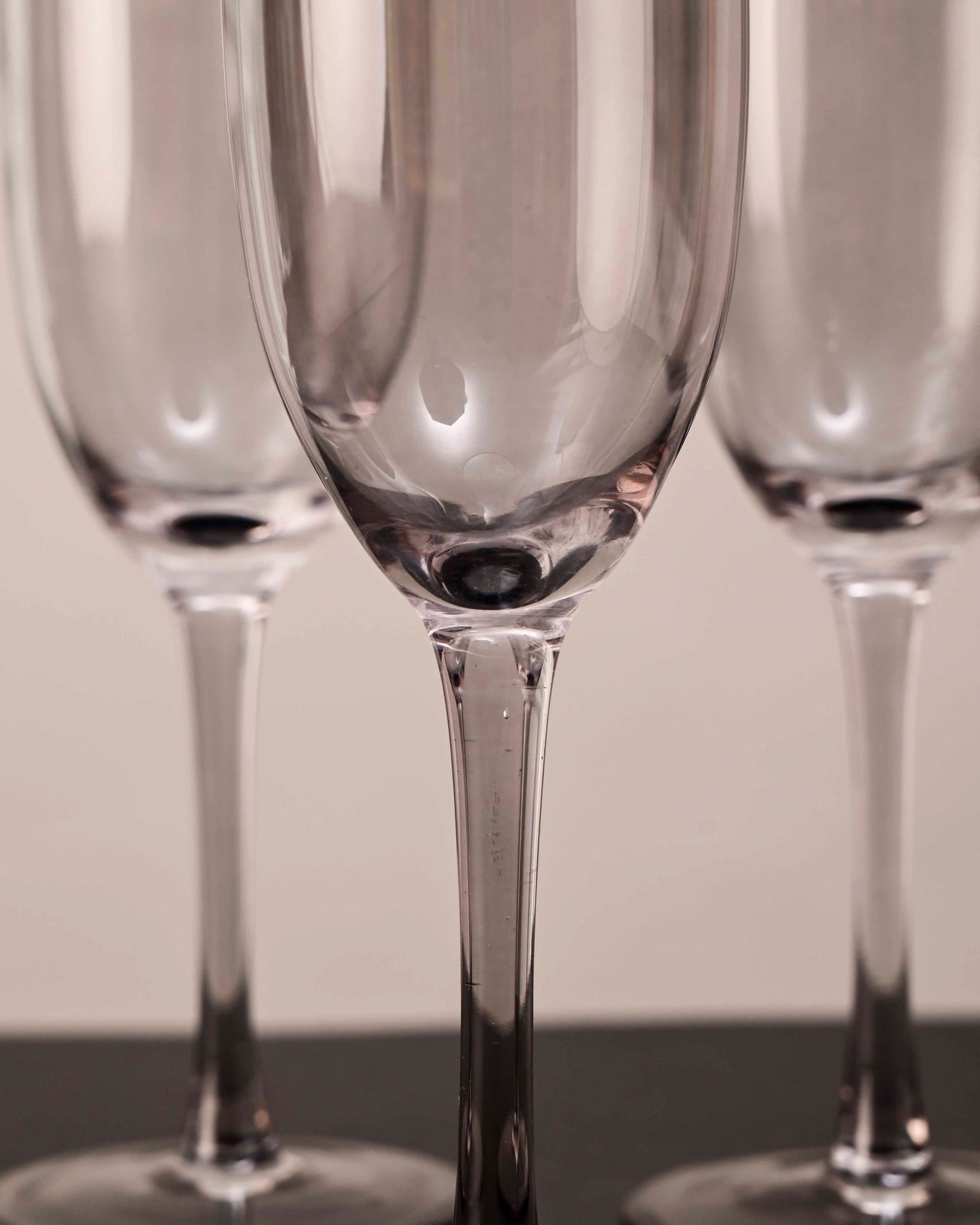 Sparkling Champagne Flute - Smoke - Set Of 6
