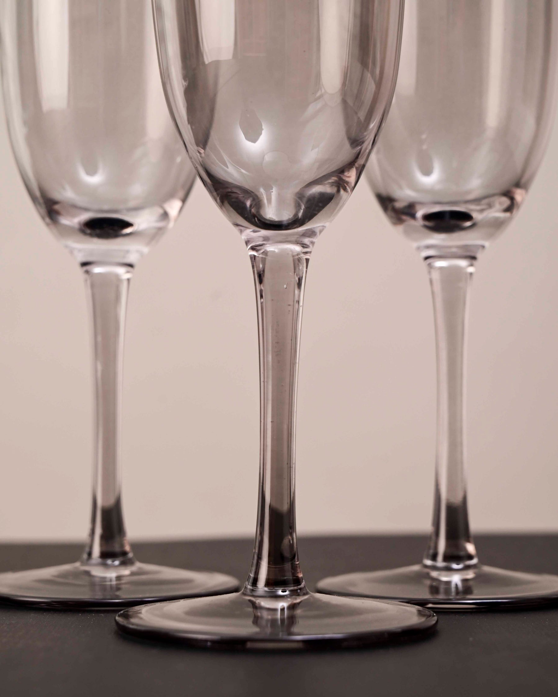 Sparkling Champagne Flute - Smoke - Set Of 6