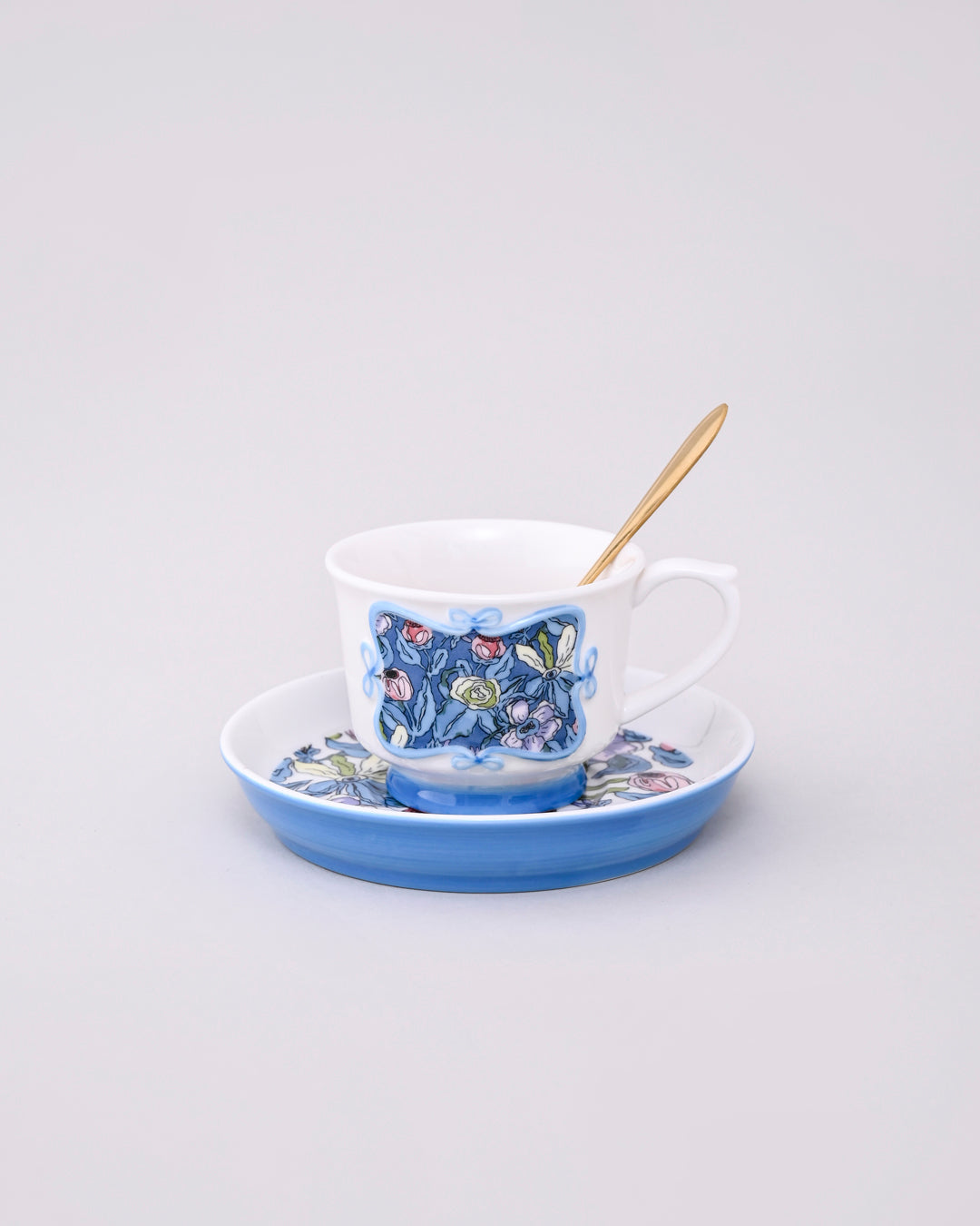 Blue Blossom Garden Tea set - Set Of 5
