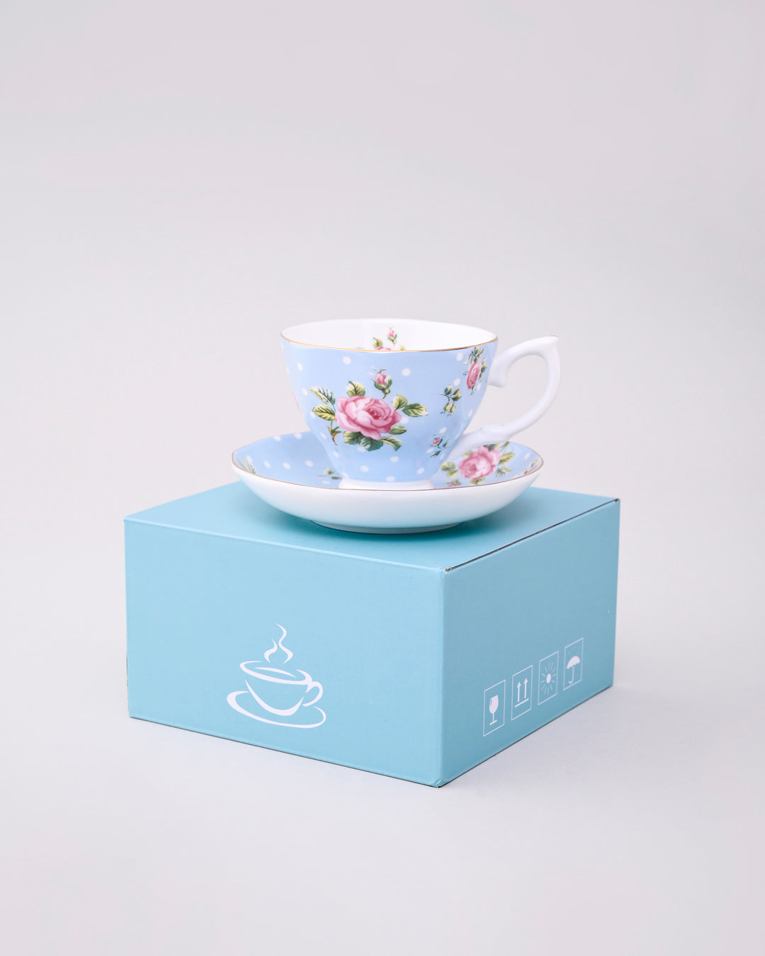 Floral Tapestry Tea Cup & Saucer
