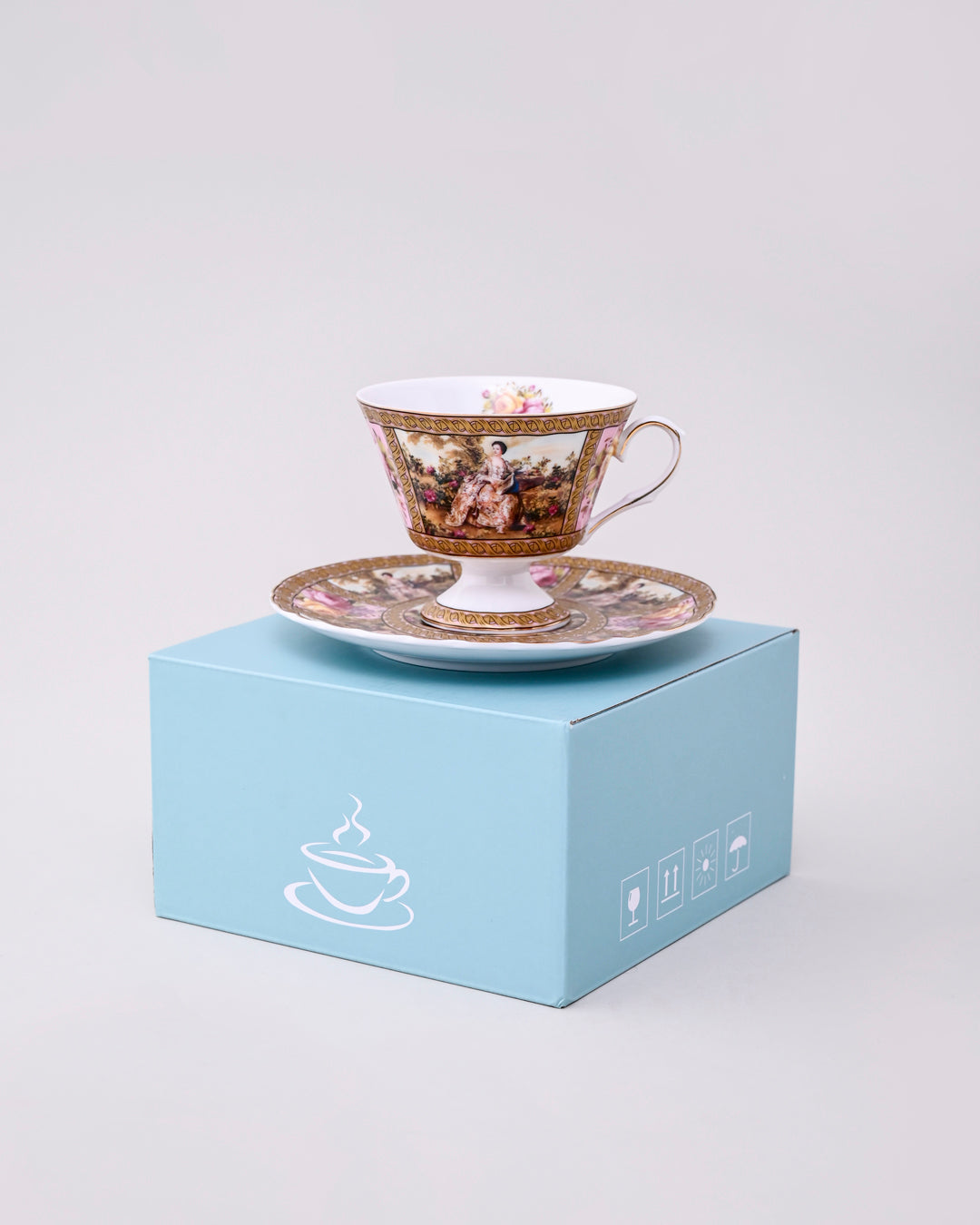 Victorian Charm Tea Cup & Saucer