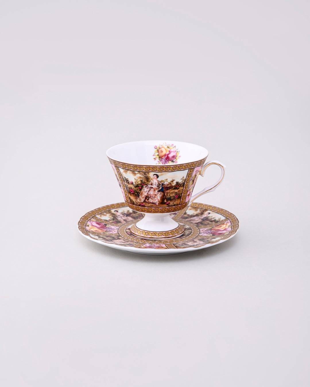 Victorian Charm Tea Cup & Saucer