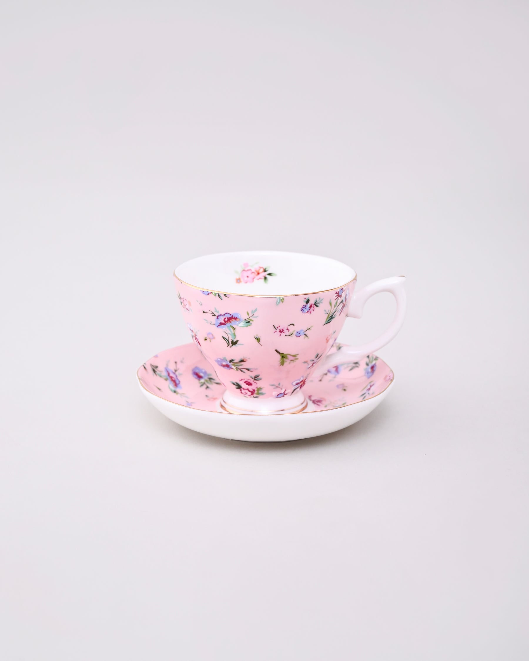Blush Blossom Tea Cup & Saucer - Pink