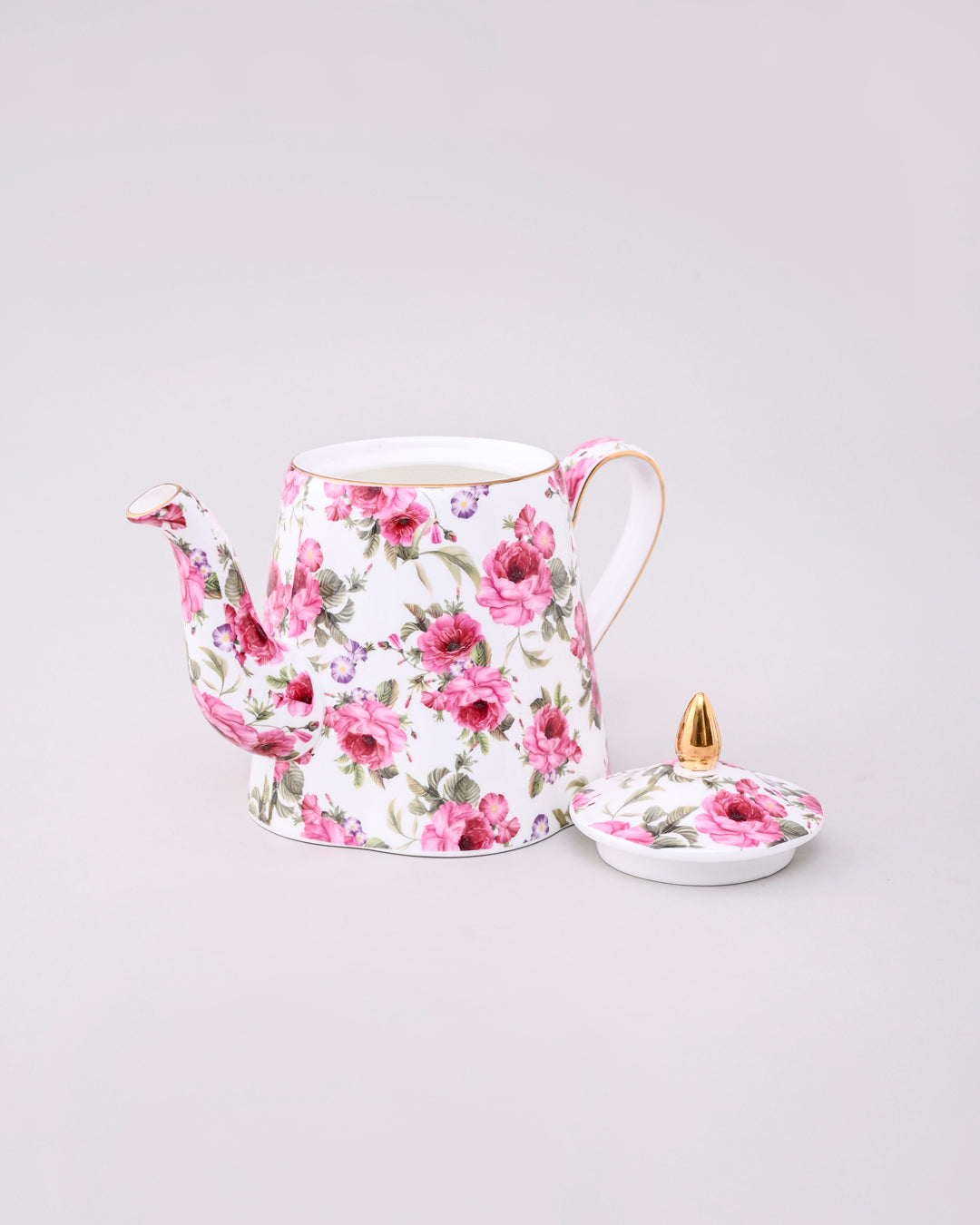 Floral Rhapsody Bone China Kettle