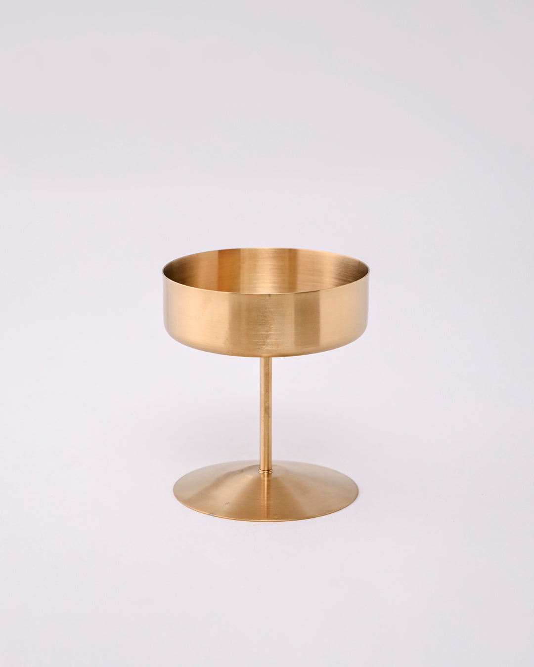 Stemline Pedestal Dessert Bowl - Gold