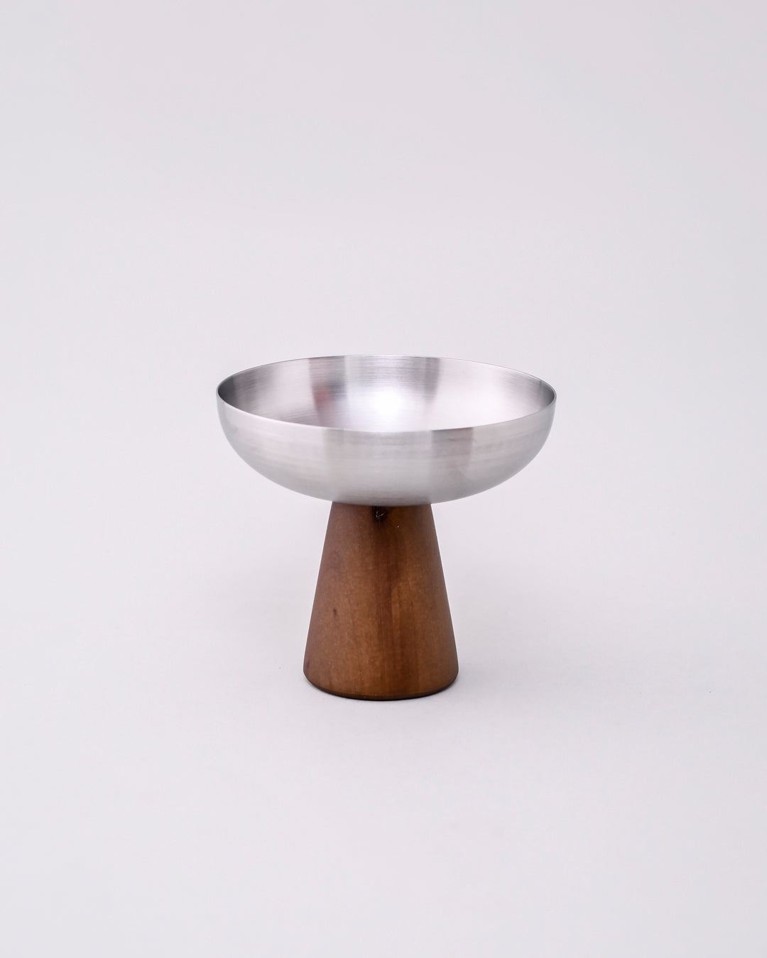 Crownspire Pedestal Dessert Bowl - Silver