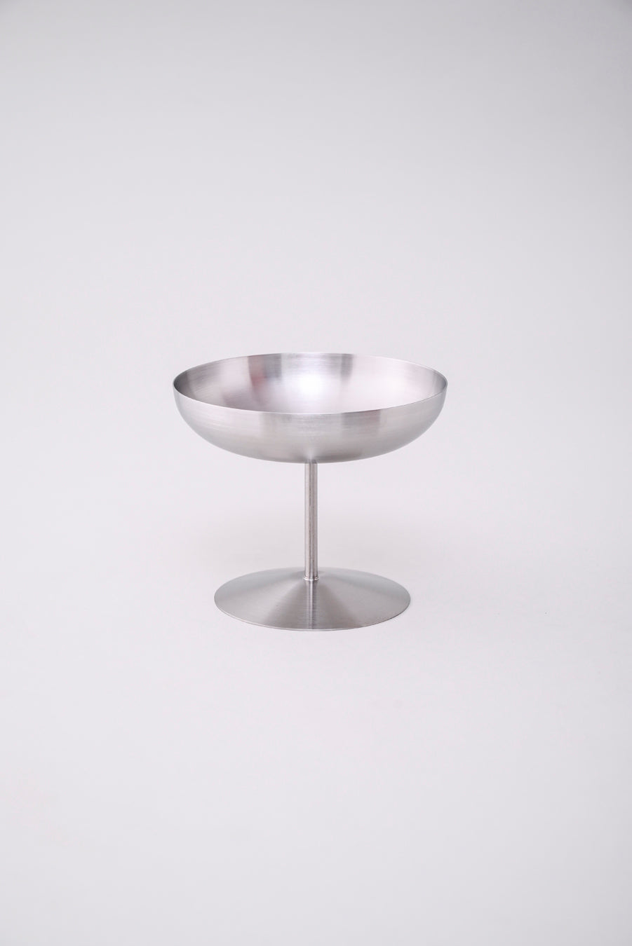 Float Pedestal Dessert Bowl - Silver