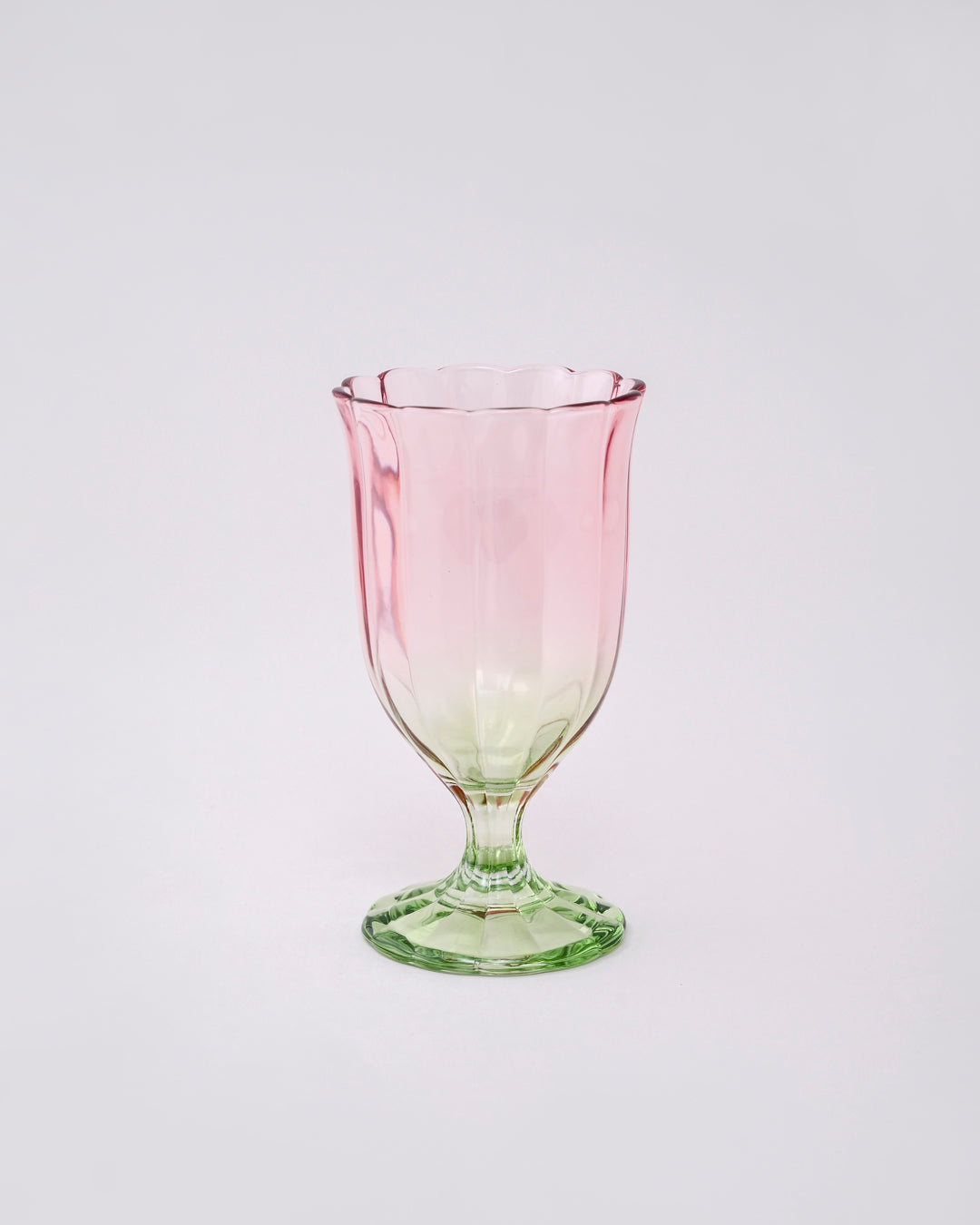 Pink Ombré Tulip Wine Glass - Set of 6