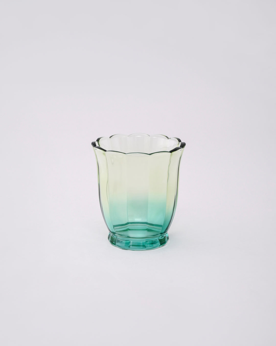 Green Ombré Tulip Tumbler - Set of 6