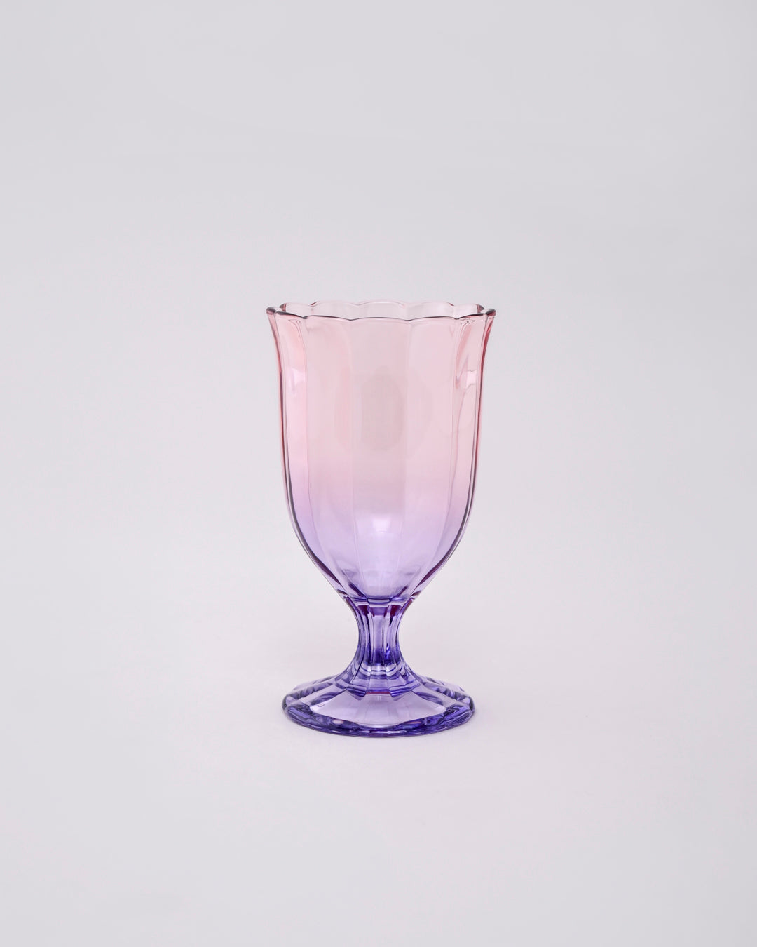 Purple Ombré Tulip Wine Glass - Set of 6