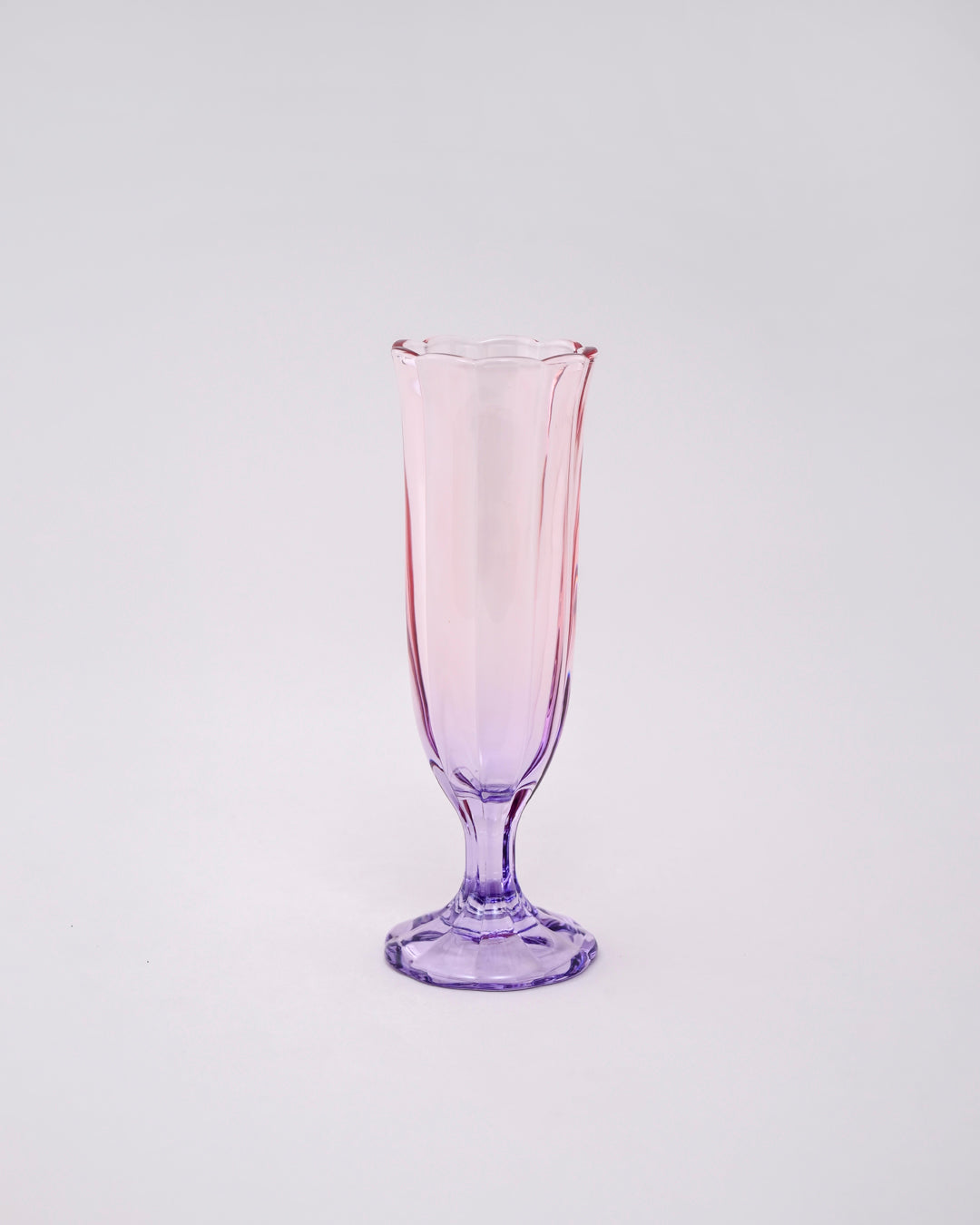 Purple Ombré Tulip Champagne Flute - Set of 6
