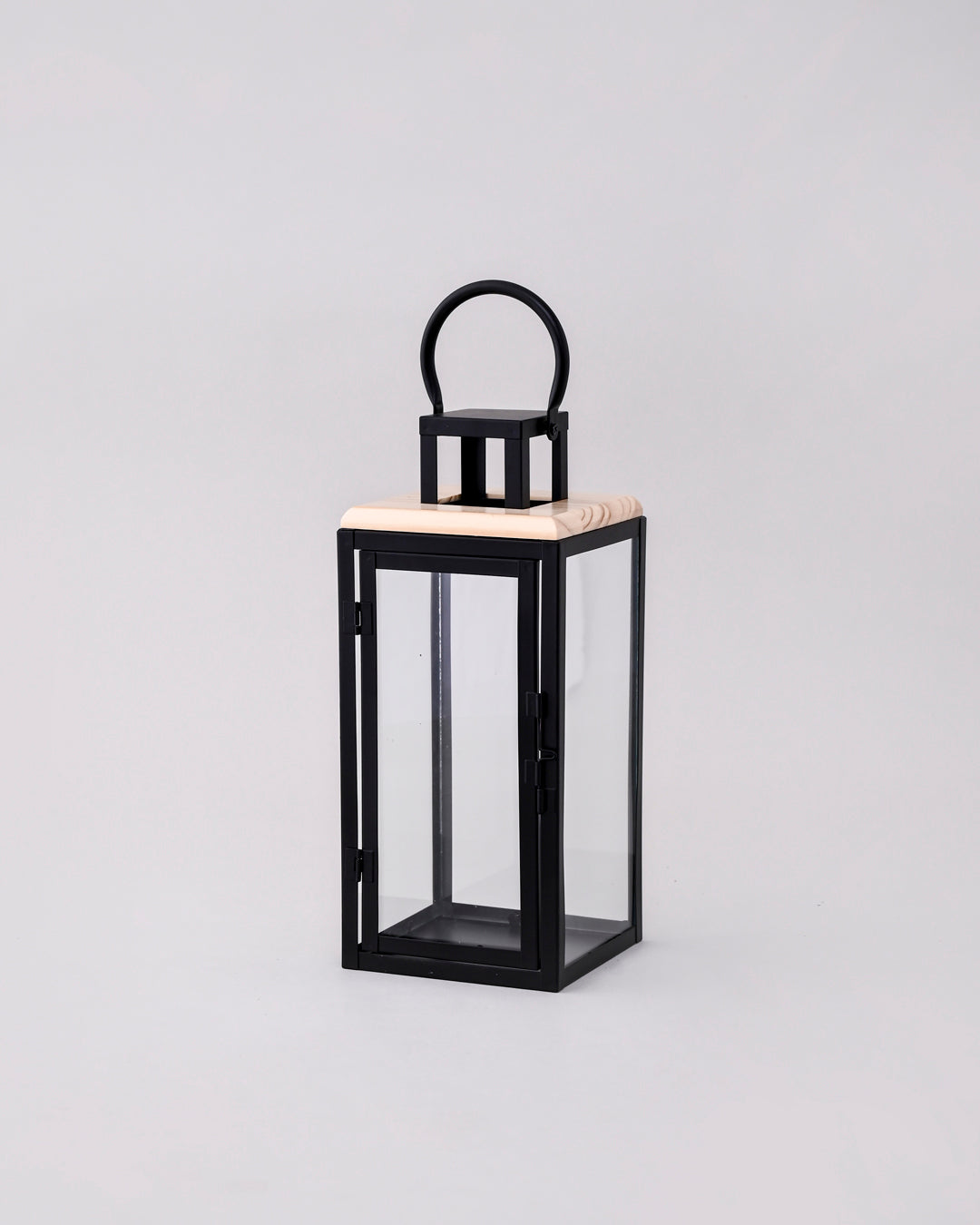 Black Frame Elegance Candle Lantern