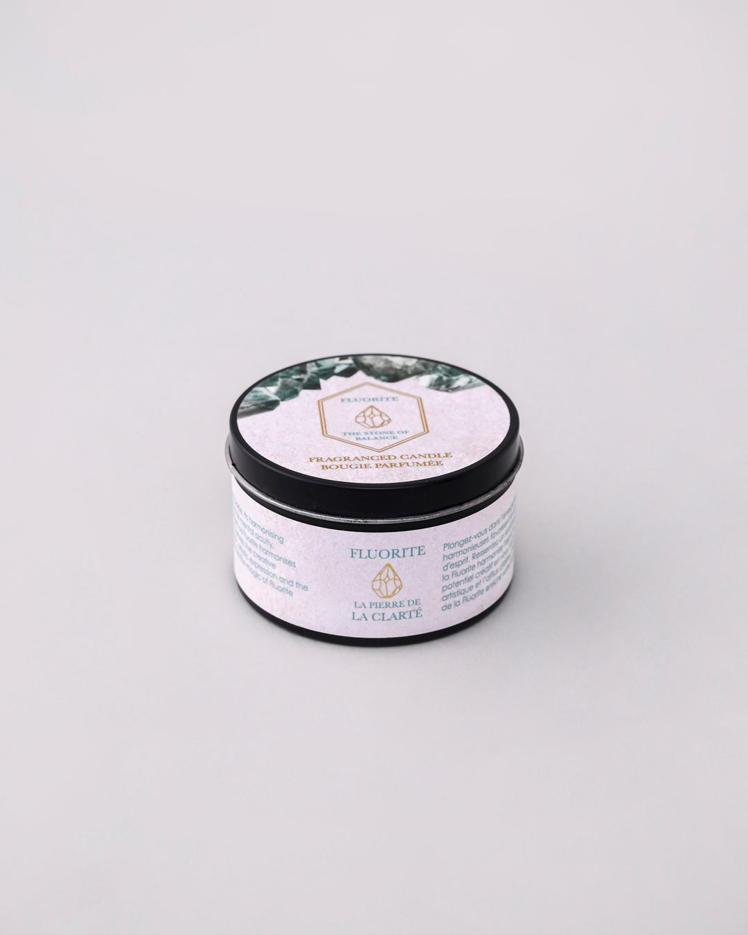 Fluorite - The Stone Of Balance Aroma Candle