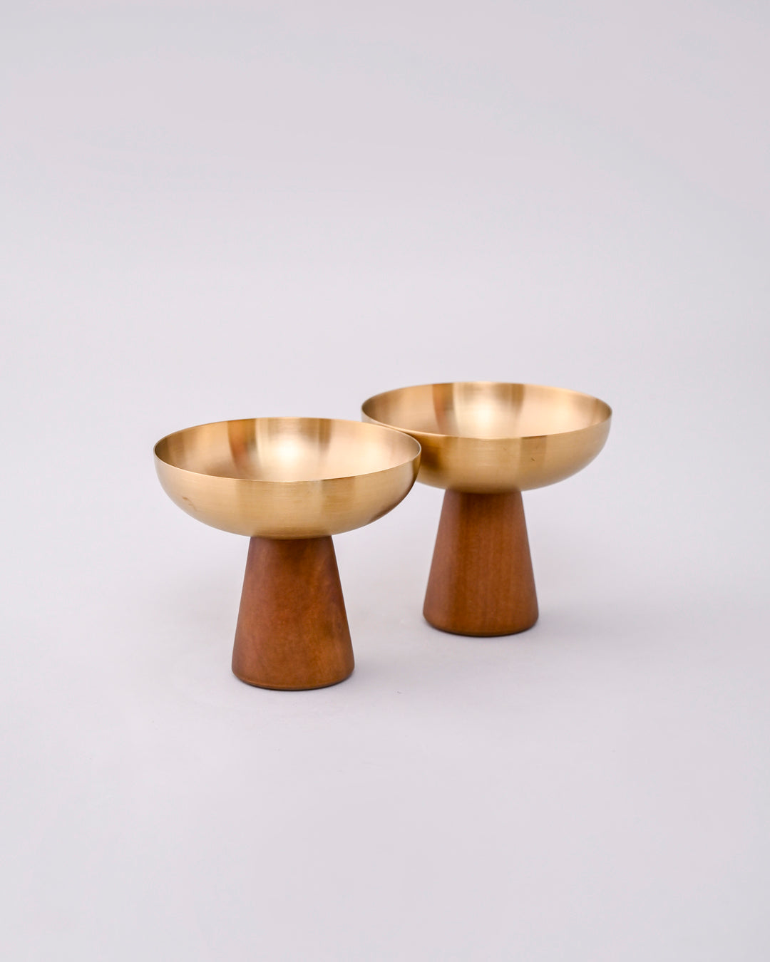 Crownspire Pedestal Dessert Bowl - Gold