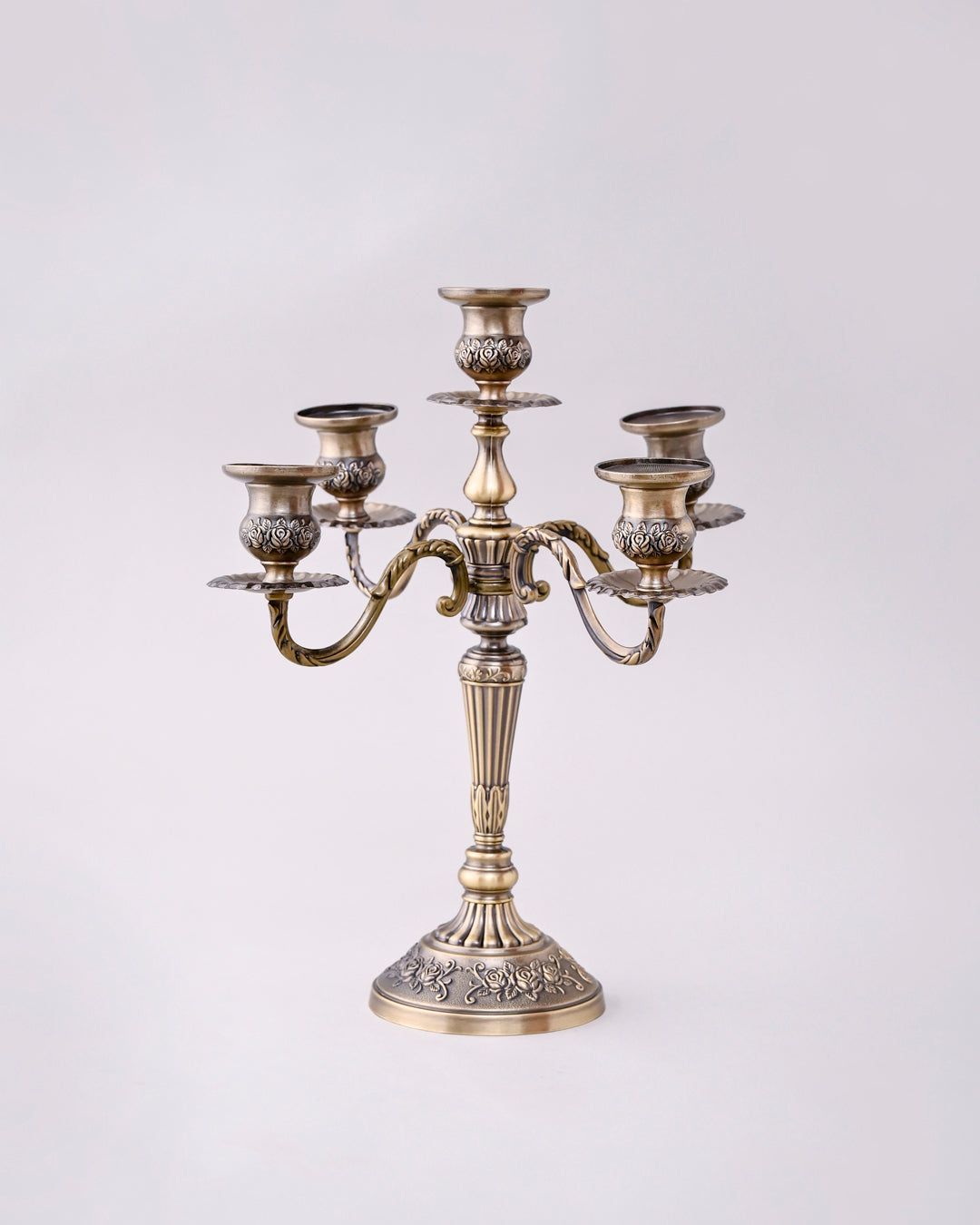 Antique Grace 5-Arm Candelabra - 35 CM