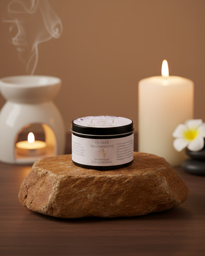 Clear Quartz - The Stone Of Healing Aroma Candle
