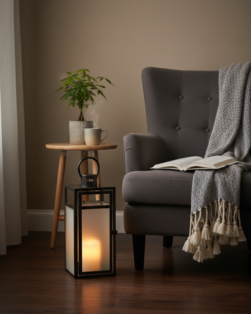 Midnight Glow Candle Lantern