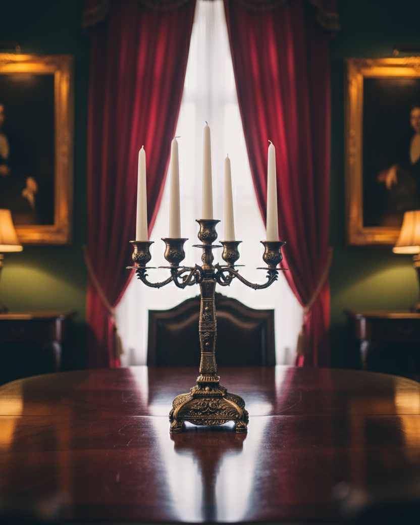 Vintage Royale 5-Arm Candelabra - 44 CM