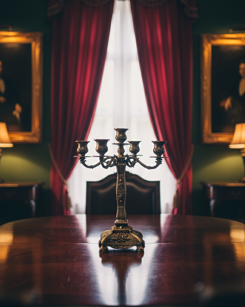 Vintage Royale 5-Arm Candelabra - 44 CM