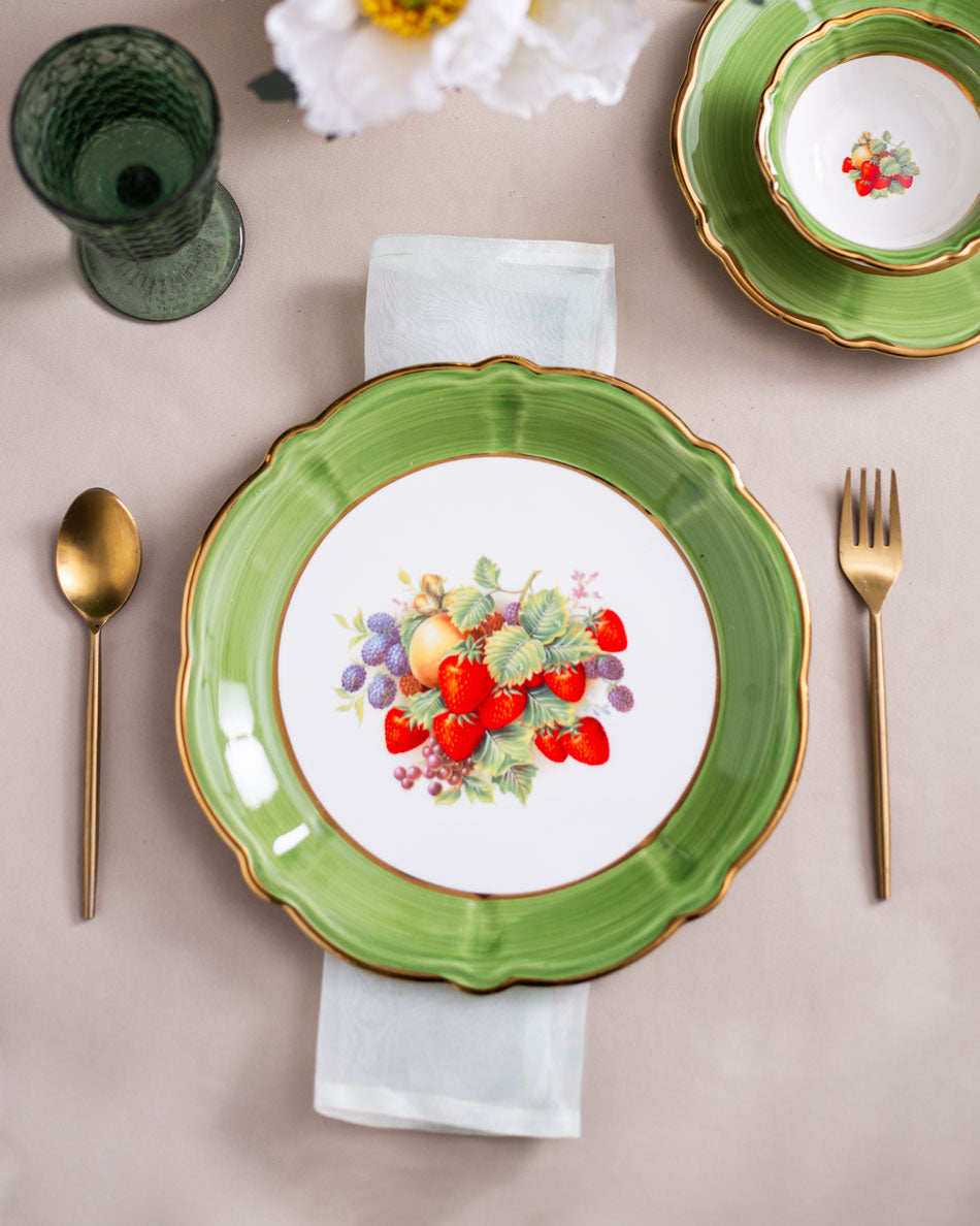 Clementine Dinner Plate - Green