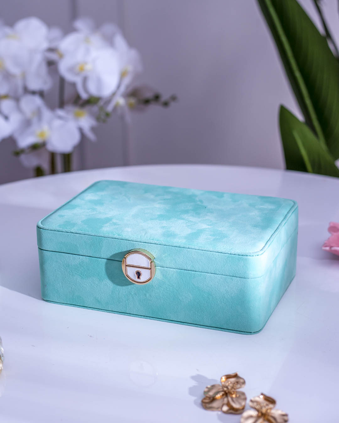 Blue deals jewellery box