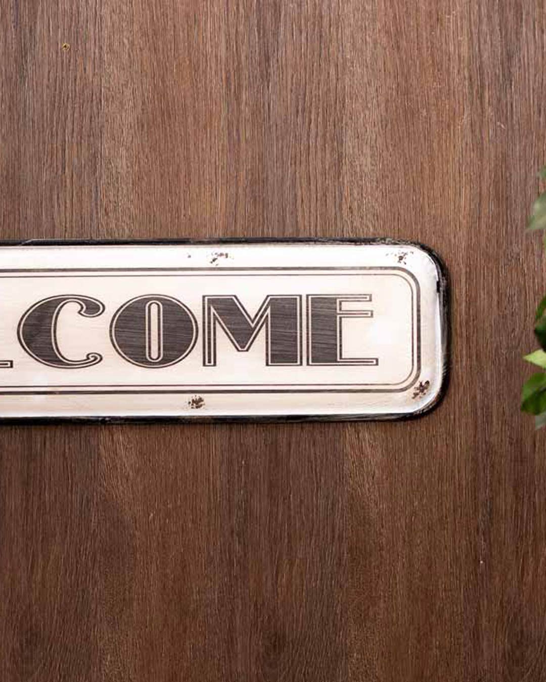 'WELCOME' Tin Bar Sign - The Decor Kart