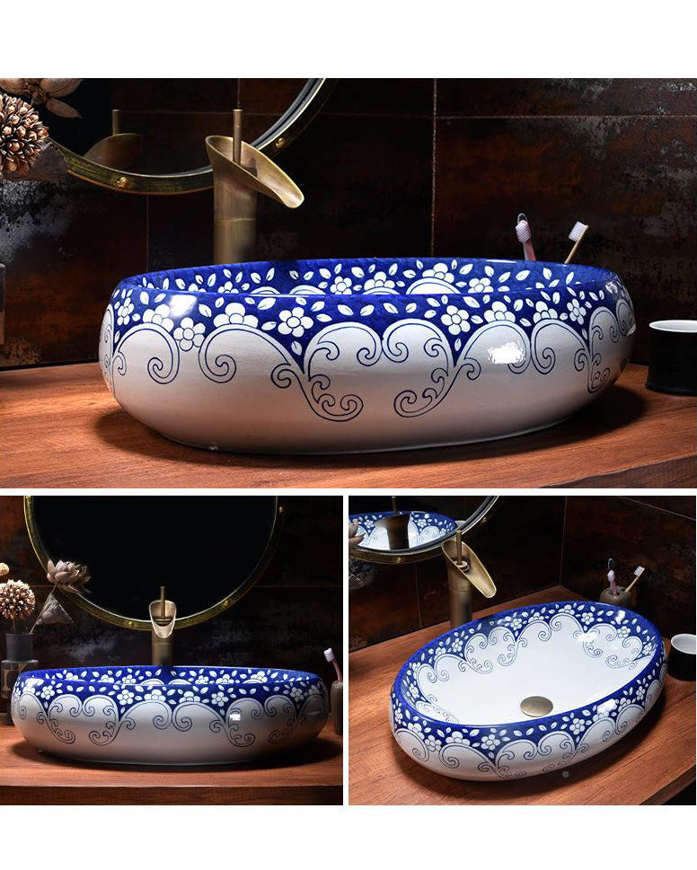 Fragrant Porcelain Counter Top Basin - The Decor Kart