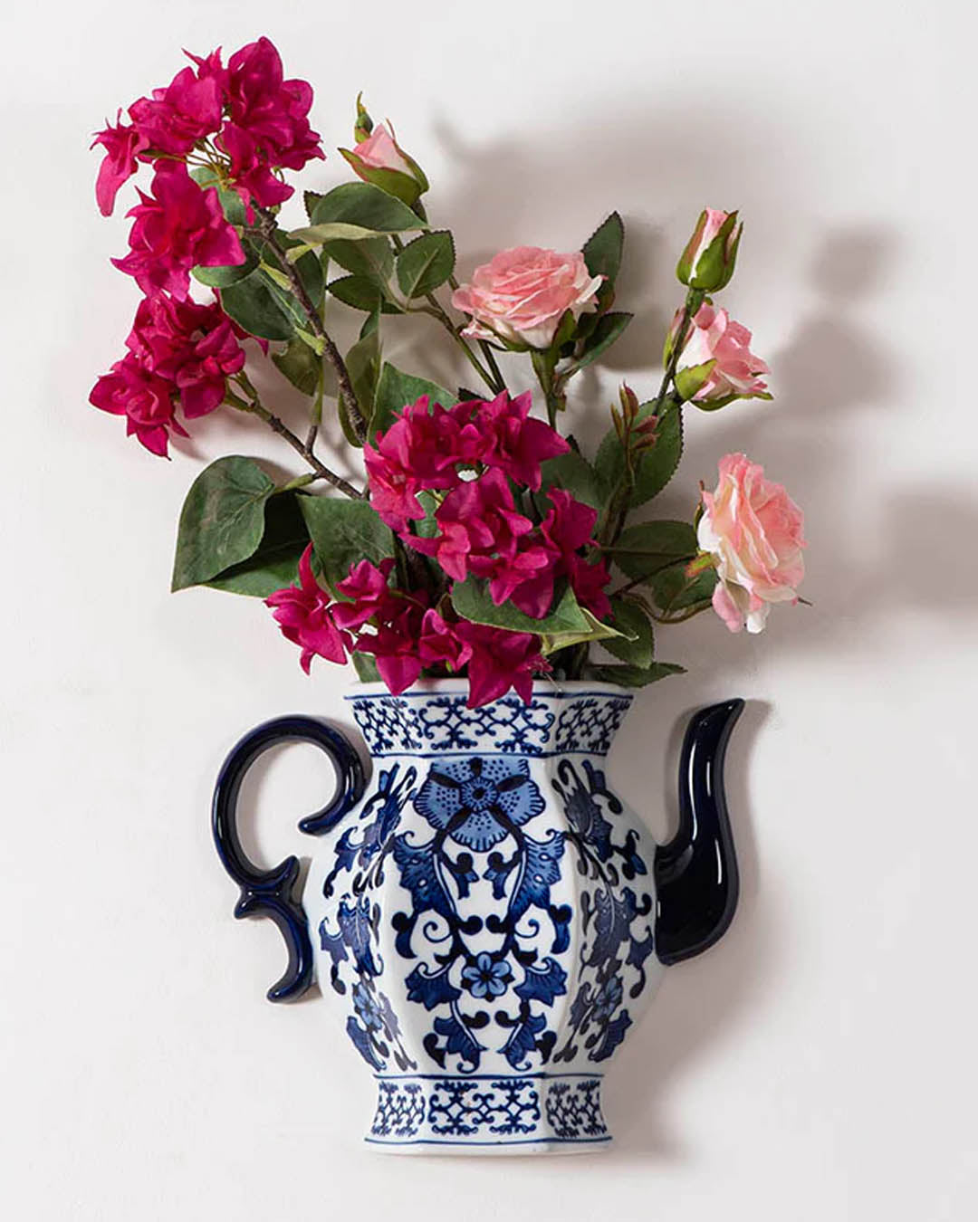 Rendezvous with Blue - Wall Mounted Planter Kettle