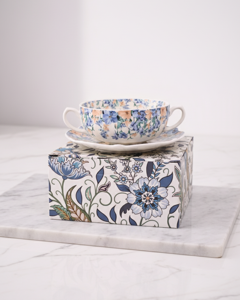 Florette Double Handle Soup Cup