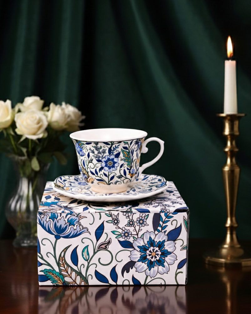 Persian Garden Tea Cup With Saucer