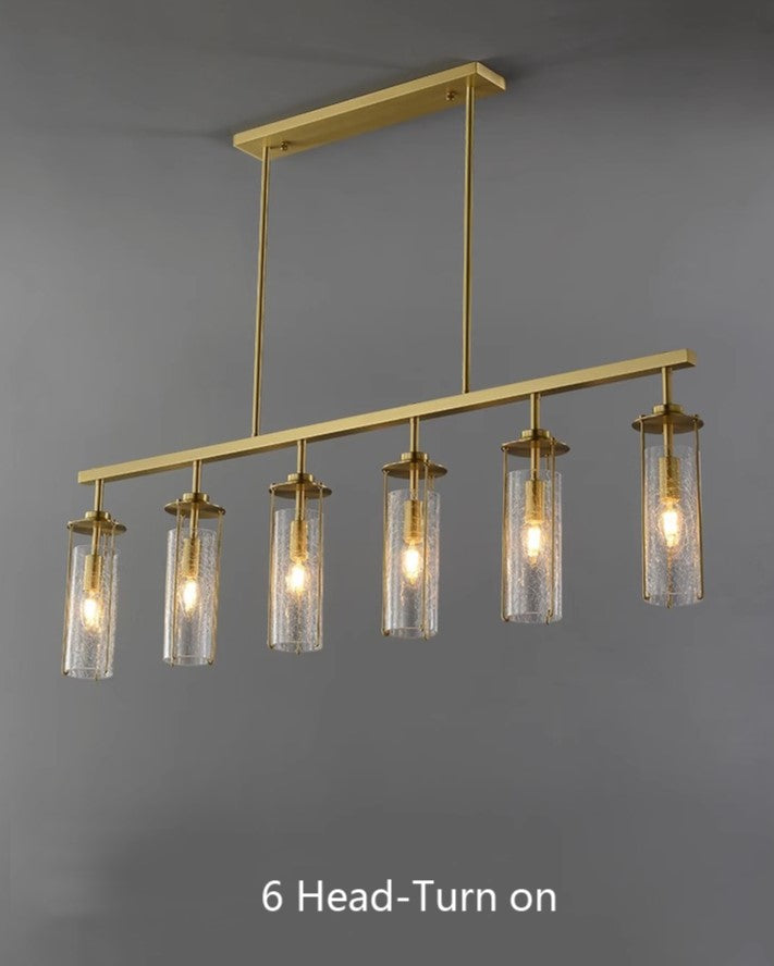 Luxury Avner Clear Crystal Rectangle Ceiling Light