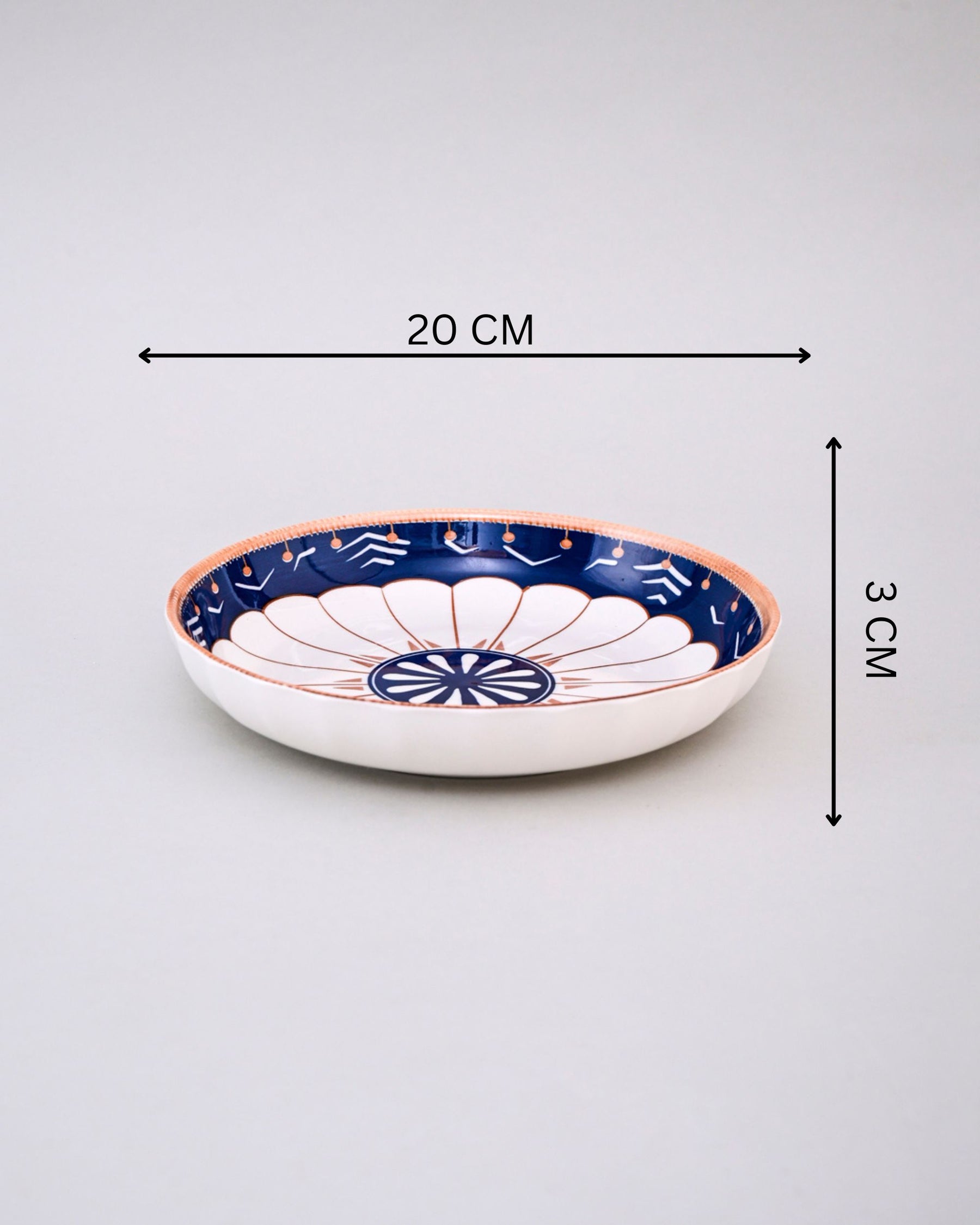 Royal Mandala Blossom Pasta Bowl - Set Of 4