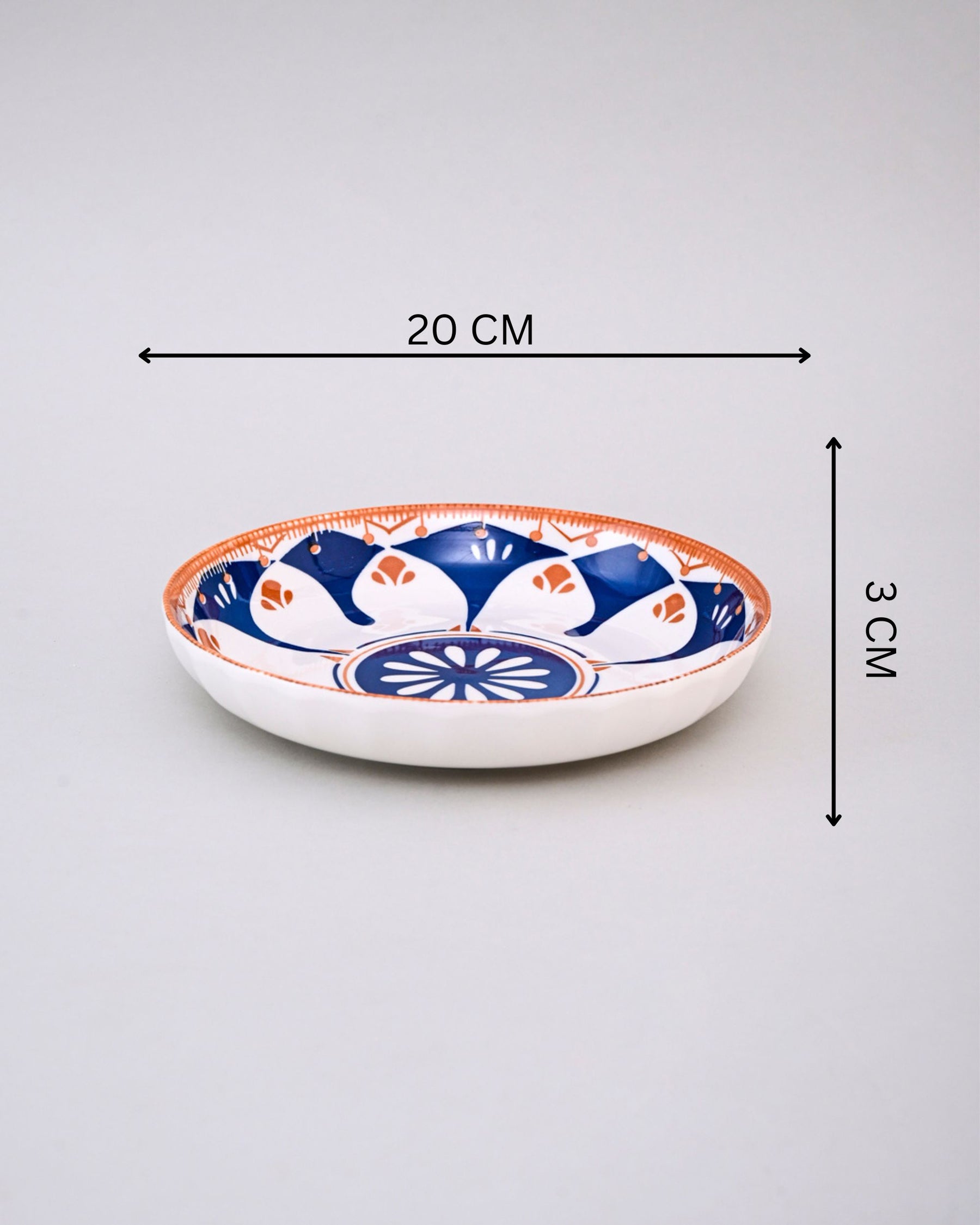 Royal Mandala Blossom Pasta Bowl - Set Of 4