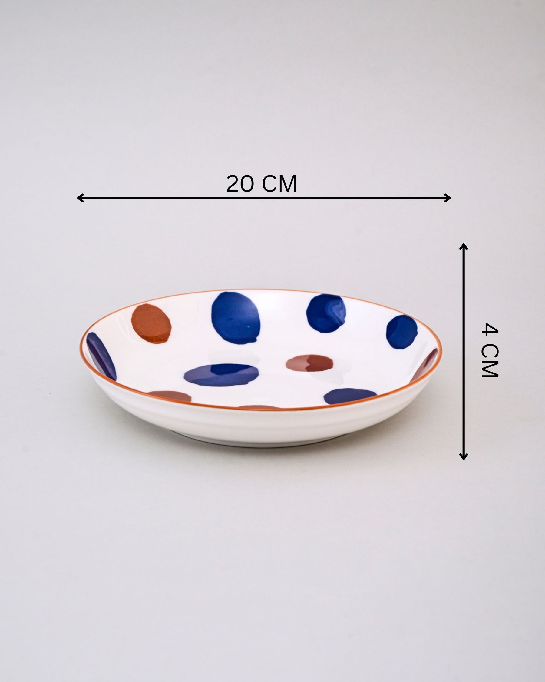 Ocean Stripe Pasta Bowl - Set Of 4