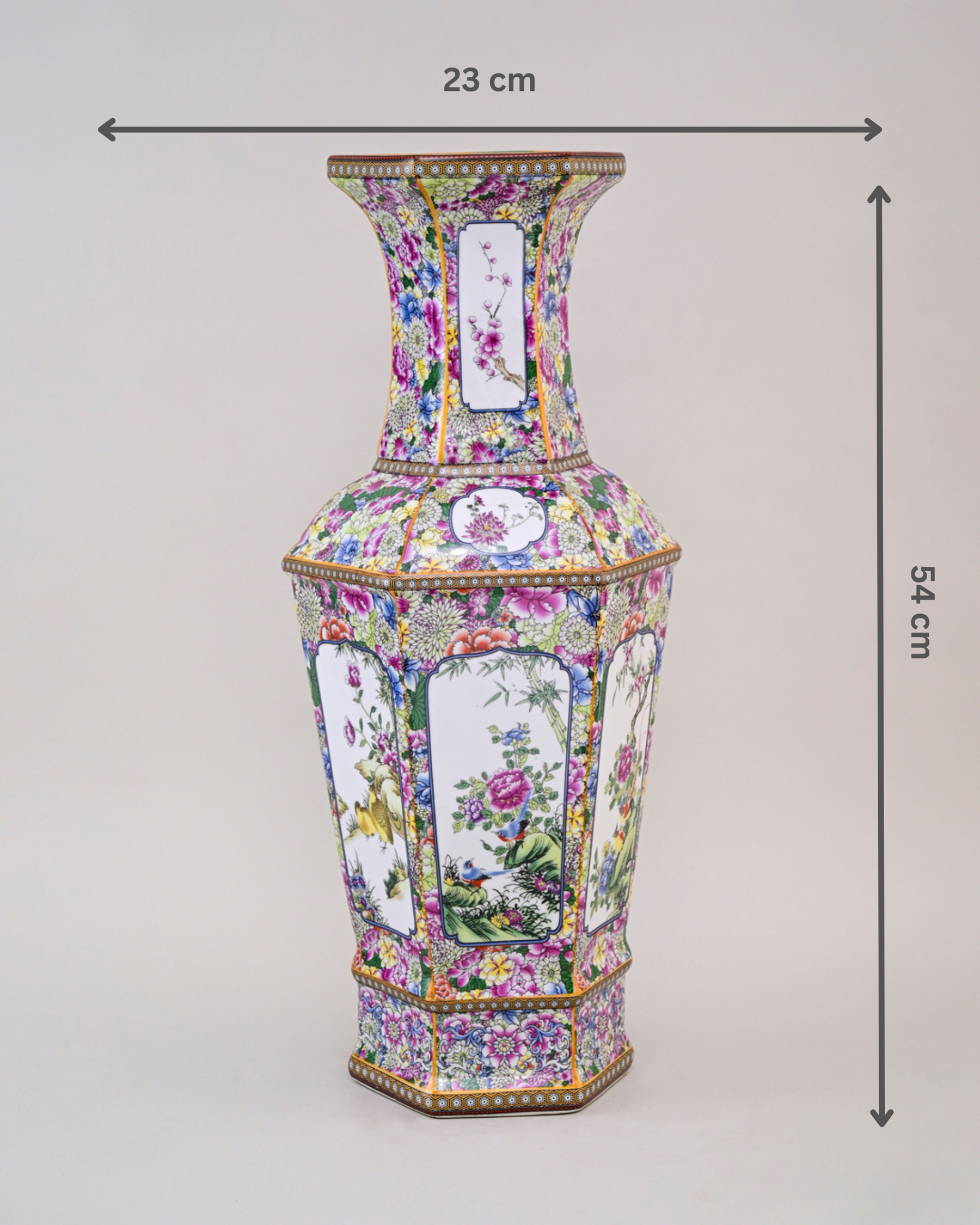 Dynasty Garden Cloisonné Vase