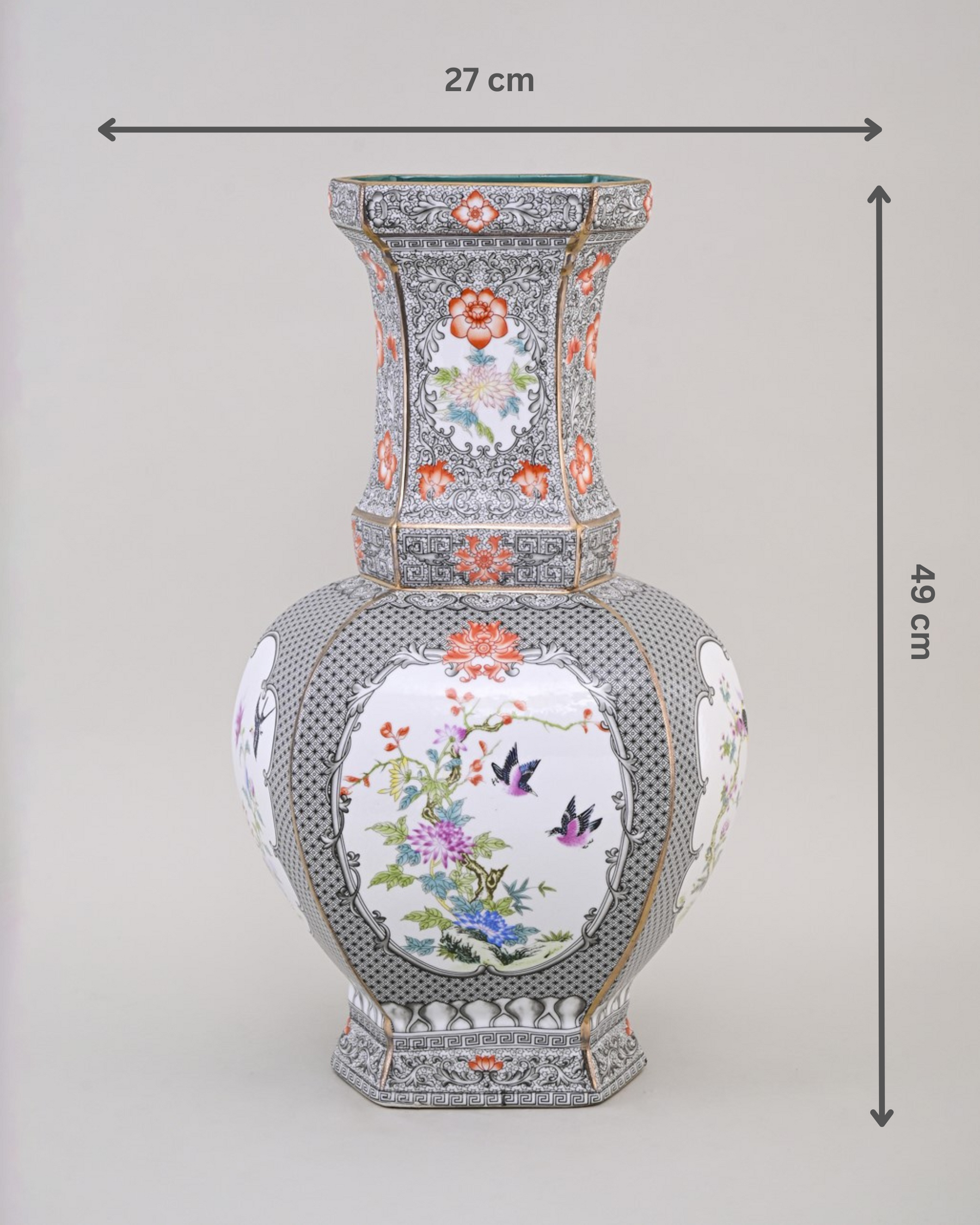 Monochrome Blossom Cloisonne Vase