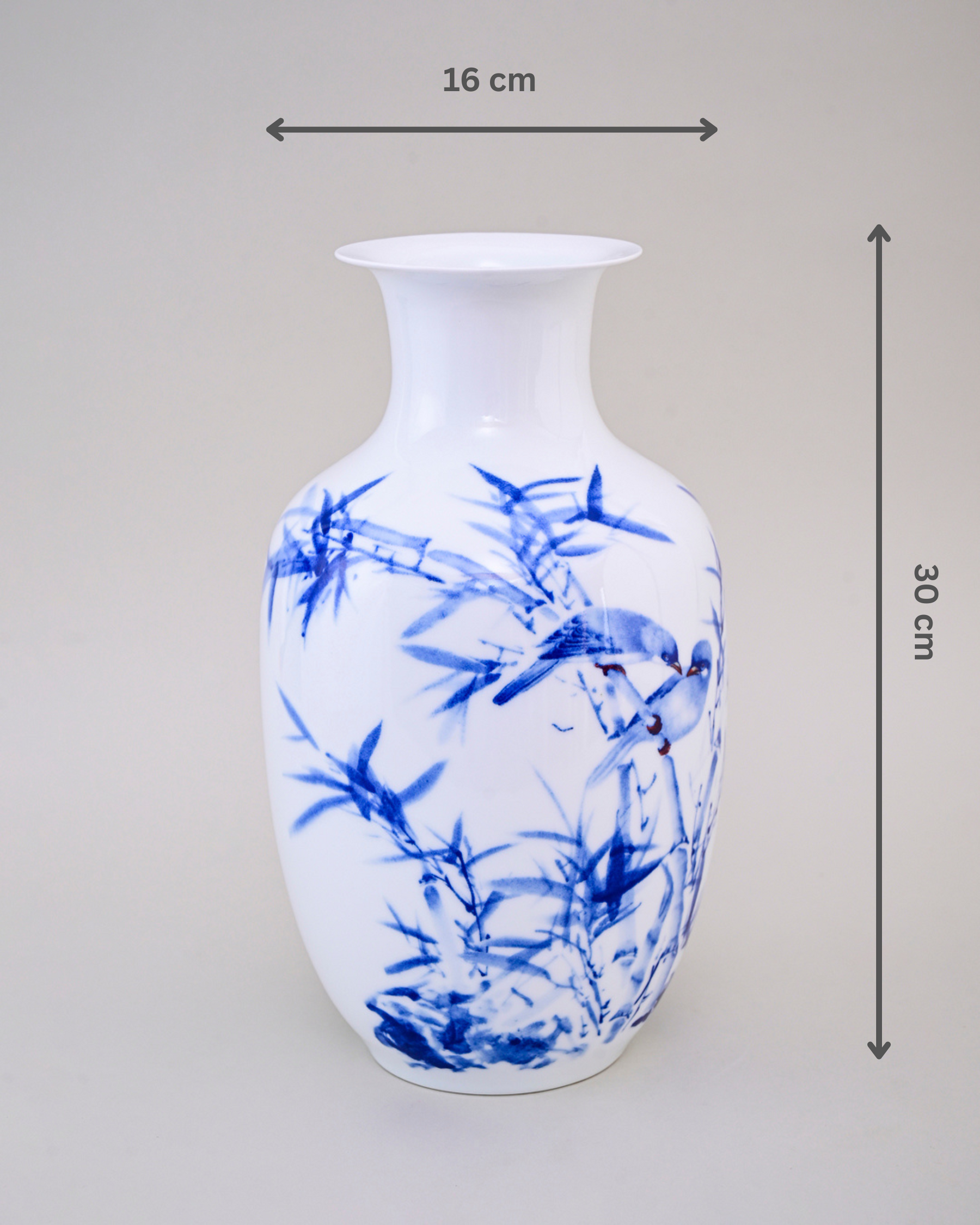 Bamboo Harmony Bone China Vase