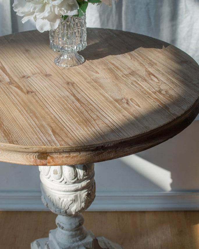 Vintage Engraving Roman Column Coffee Table